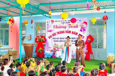 TRƯỜNG MẦM NON HÀNH TÍN ĐÔNG TỔ CHỨC LỄ HỘI “ VUI TẾT TRUNG THU” NĂM 2023