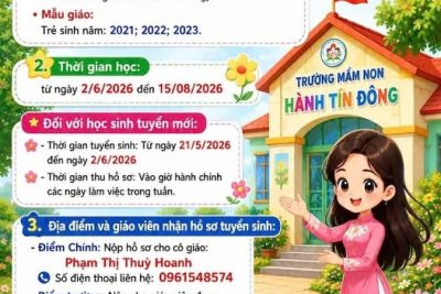 🌞🌈 THÔNG BÁO TUYỂN SINH LỚP HỌC HÈ NĂM 2026 🌈🌞
