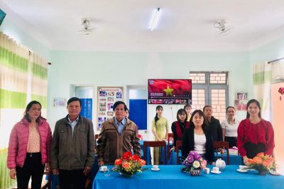 LỄ KẾT NẠP ĐẢNG VIÊN MỚI NĂM 2022 CỦA CHI BỘ TRƯỜNG MẦM NON HÀNH TÍN ĐÔNG