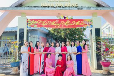 TRƯỜNG MN HÀNH TÍN ĐÔNG HƯỞNG ỨNG “TUẦN LỄ ÁO DÀI” NĂM 2024