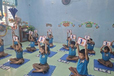 TRƯỜNG MẦM NON HÀNH TÍN ĐÔNG TỔ CHỨC HỘI THI “BÉ KHÉO TAY – BÉ NHANH TRÍ”