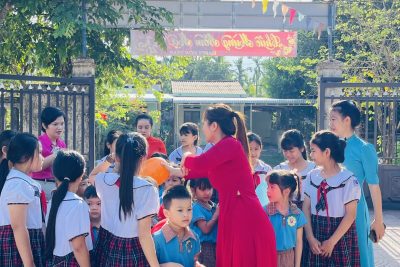 Sẵn sàng vào lớp 1 – Chuyến tham quan đầy hào hứng của các bé 5-6 tuổi trường mầm non Hành Tín Đông